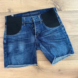 Citizens of Humanity Maternity Jean shorts